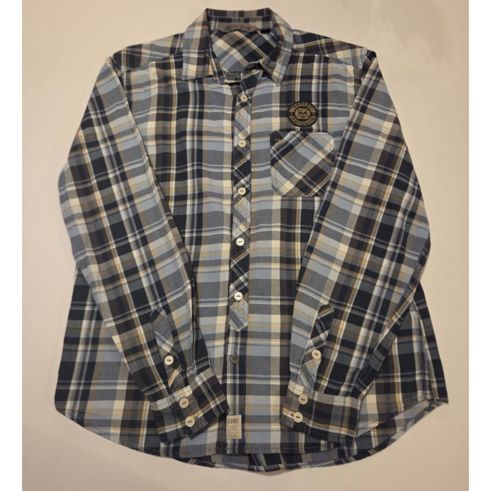 Harley Davidson Button Down Shirt Size L